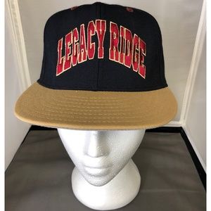 Legacy Ridge Golf Course Black/Beige Hat Pro Line